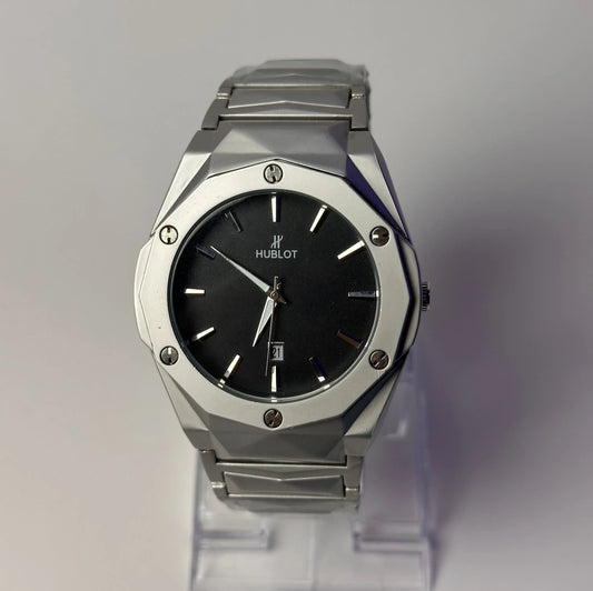 Hublot Men’s Black Dial Stainless Steel Watch