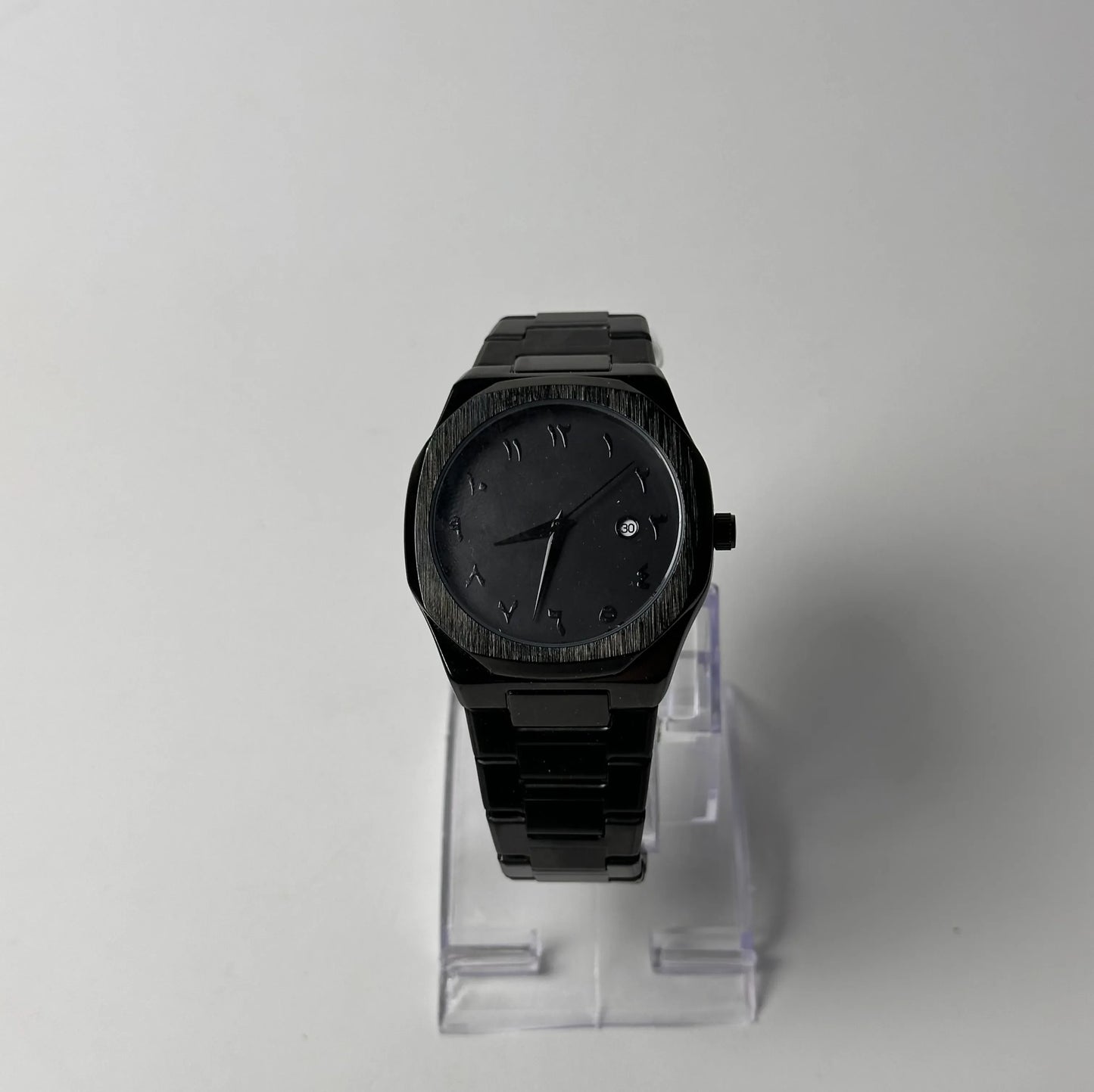 Black Aura Luxury Metal Watch