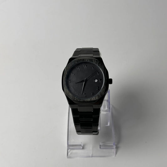 Black Aura Luxury Metal Watch