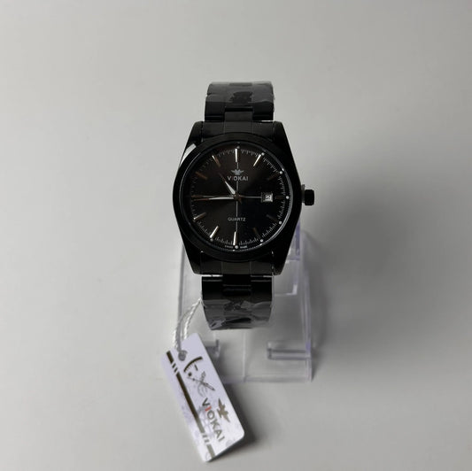 Viokai Men's Black Dial Watch