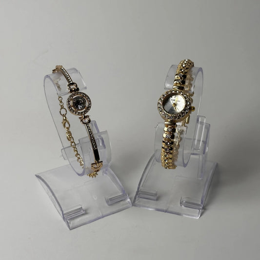 Elegant Gold-Tone Bracelet Watch